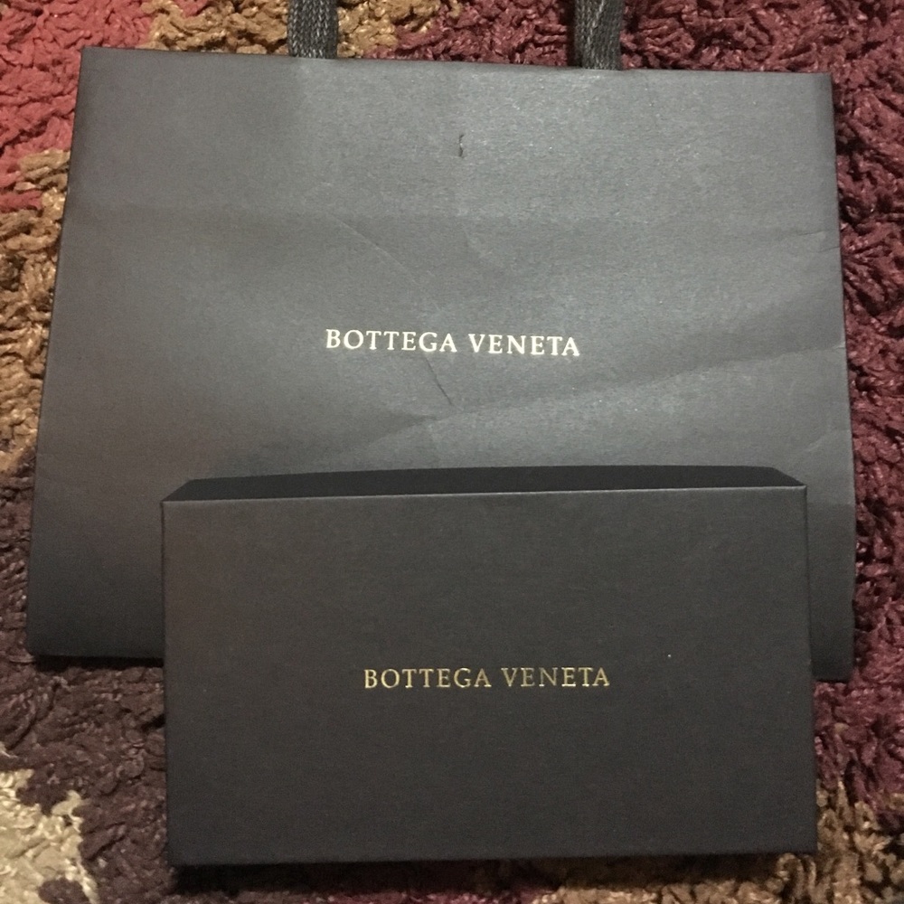 Paper bag and a box